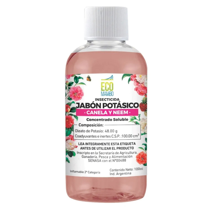 Ecomambo Jabón Potásico x 100 cc. (Canela Y Neem)